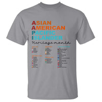 AAPI Heritage Month T Shirt Asian American and Pacific Islander Countries Pride
