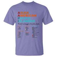 AAPI Heritage Month T Shirt Asian American and Pacific Islander Countries Pride