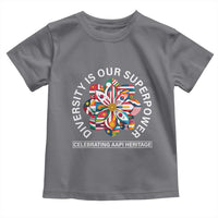 AAPI Heritage Month Toddler T Shirt Diversity Is Our Superpower Asian American and Pacific Islander