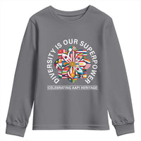 AAPI Heritage Month Youth Sweatshirt Diversity Is Our Superpower Asian American and Pacific Islander