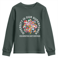 AAPI Heritage Month Youth Sweatshirt Diversity Is Our Superpower Asian American and Pacific Islander