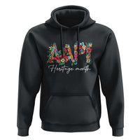 AAPI Heritage Month Hoodie Retro Elegant Floral Asian American Pacific Islander