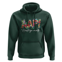 AAPI Heritage Month Hoodie Retro Elegant Floral Asian American Pacific Islander