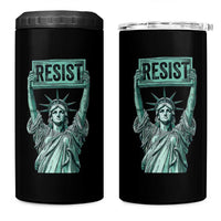 Statue of Liberty Resist 4 in 1 Can Cooler Tumbler Retro