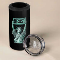 Statue of Liberty Resist 4 in 1 Can Cooler Tumbler Retro