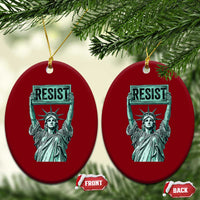 Statue of Liberty Resist Ceramic Ornament Retro - Wonder Print Shop