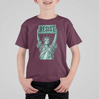 Statue of Liberty Resist T Shirt For Kid Retro