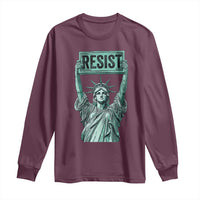 Statue of Liberty Resist Long Sleeve Shirt Retro