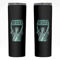 Statue of Liberty Resist Skinny Tumbler Retro