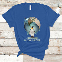 Earth Day T Shirt Animal Wildlife Conservation Penguin Save Our Home Earth Day - Wonder Print Shop