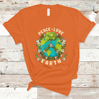 Earth Day T Shirt Peace Love Earth Happy Earth Day Plant More Trees Go Planet - Wonder Print Shop