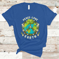 Earth Day T Shirt Peace Love Earth Happy Earth Day Plant More Trees Go Planet - Wonder Print Shop