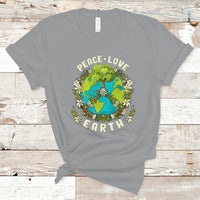 Earth Day T Shirt Peace Love Earth Happy Earth Day Plant More Trees Go Planet - Wonder Print Shop