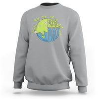 Earth Day Sweatshirt Earth Day Raise Environmental Crisis Awareness Go Planet - Wonder Print Shop
