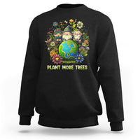 Earth Day Sweatshirt Plant More Trees Go Green Go Planet Happy Earth Day Gnomes - Wonder Print Shop