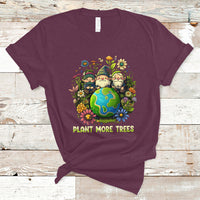 Earth Day T Shirt Plant More Trees Go Green Go Planet Happy Earth Day Gnomes - Wonder Print Shop