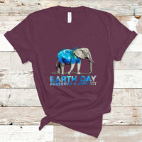 Earth Day T Shirt Animals Wildlife Elephant Conservation Earth Day - Wonder Print Shop