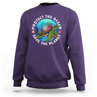 Earth Day Sweatshirt Protect The Ocean Save The Planet Earth Day Ocean Day - Wonder Print Shop