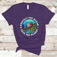 Earth Day T Shirt Protect The Ocean Save The Planet Earth Day Ocean Day - Wonder Print Shop