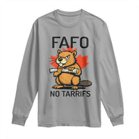 No Tariffs Canada Long Sleeve Shirt Never 51st State Canadian Beaver