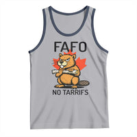 No Tariffs Canada Tank Top Never 51st State Canadian Beaver
