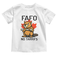 No Tariffs Canada Toddler T Shirt Never 51st State Canadian Beaver