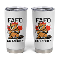 No Tariffs Canada Tumbler Cup Never 51st State Canadian Beaver