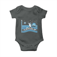 Funny Penguin Resist Baby Onesie Heard Island Flippers Up I Stand With Penguins