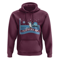 Funny Penguin Resist Hoodie Heard Island Flippers Up I Stand With Penguins