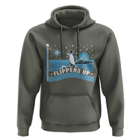 Funny Penguin Resist Hoodie Heard Island Flippers Up I Stand With Penguins