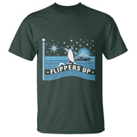 Funny Penguin Resist T Shirt Heard Island Flippers Up I Stand With Penguins