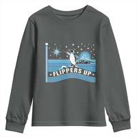 Funny Penguin Resist Youth Sweatshirt Heard Island Flippers Up I Stand With Penguins