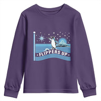 Funny Penguin Resist Youth Sweatshirt Heard Island Flippers Up I Stand With Penguins