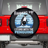 Funny Penguin Resist Spare Tire Cover Flippers Up I Stand With The Penguins