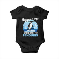 Funny Penguin Resist Baby Onesie Flippers Up I Stand With The Penguins