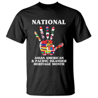 Asian American T Shirt Asian American And Pacific Islander Heritage Month Hand - Wonder Print Shop