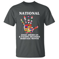 Asian American T Shirt Asian American And Pacific Islander Heritage Month Hand - Wonder Print Shop