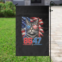 Cool 8647 Patriotic Cat Garden Flag American Flag Sunglasses Tabby Cat Political Satire