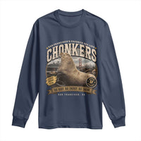 Viral Chonkers San Francisco Sea Lion Long Sleeve Shirt Retro Pier 39 Fisherman's Wharf Souvenir