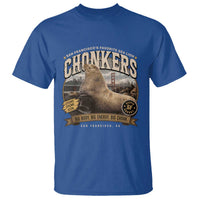 Viral Chonkers San Francisco Sea Lion T Shirt Retro Pier 39 Fisherman's Wharf Souvenir