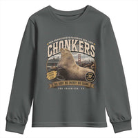 Viral Chonkers San Francisco Sea Lion Youth Sweatshirt Retro Pier 39 Fisherman's Wharf Souvenir