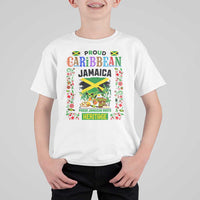 Proud Caribbean Jamaica Heritage T Shirt For Kid Jamaican Roots and Island Culture