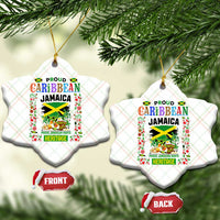 Proud Caribbean Jamaica Heritage Ceramic Ornament Jamaican Roots and Island Culture