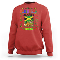 Proud Caribbean Jamaica Heritage Sweatshirt Jamaican Roots and Island Culture