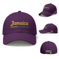 Jamaica No Problem Baseball Cap Classic Island Motto and Caribbean Vacation