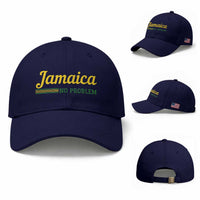 Jamaica No Problem Baseball Cap Classic Island Motto and Caribbean Vacation