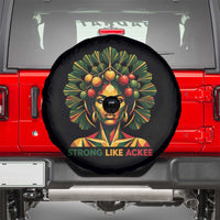 Strong Like Ackee Empowered Woman Spare Tire Cover Jamaican National Fruit Heritage Pride