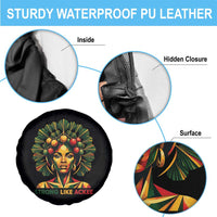 Strong Like Ackee Empowered Woman Spare Tire Cover Jamaican National Fruit Heritage Pride