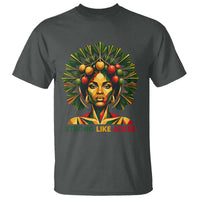 Strong Like Ackee Empowered Woman T Shirt Jamaican National Fruit Heritage Pride