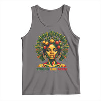 Strong Like Ackee Empowered Woman Tank Top Jamaican National Fruit Heritage Pride